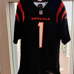 NWT Ja’Marr Chase Cincinnati Bengals On Field  jersey